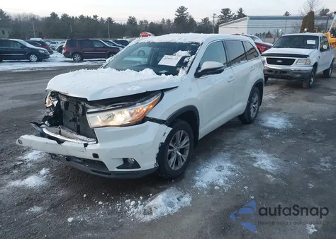 2015 Toyota Highlander Le Plus V6 из США, поврежденный, VIN 5TDBKRFH1FS189364